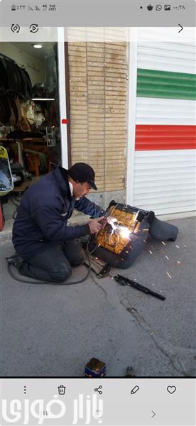  تعمیر صندلی اتومبیل خودرو و ماشین رفع لقی و گودی جوشکاری  