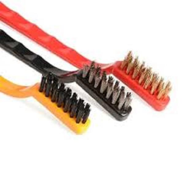  برس مسواکی 3 عددی ( فولادی_ برنجی_ پلاستیکی )  